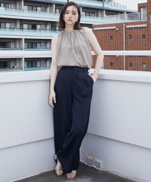 【セール】ワイドフレアスラックス（スラックス）｜ARUMDY（アルムディー）