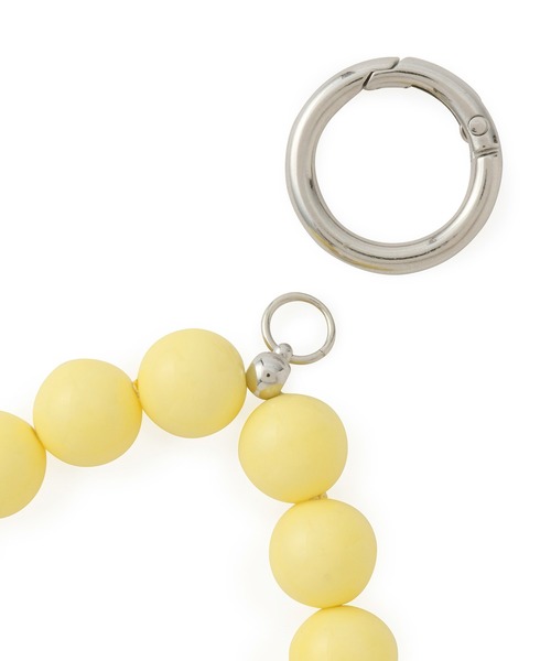 ROPE' PICNIC(ロペピクニック)の「カラフルビッグビーズストラップ(スマホグッズ・レディース・グリーン系その他/イエロー系その他/オフホワイト/オレンジ・FREE)」の6枚目の写真