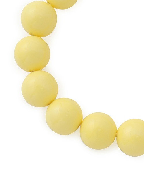 ROPE' PICNIC(ロペピクニック)の「カラフルビッグビーズストラップ(スマホグッズ・レディース・グリーン系その他/イエロー系その他/オフホワイト/オレンジ・FREE)」の7枚目の写真