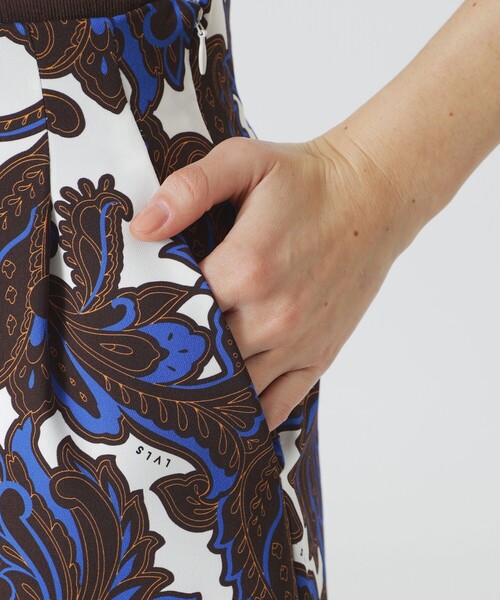 LOVELESS（ラブレス）の「【UVカット/すぐ乾く】リゾートプリントショートパンツ（その他パンツ・レディース・オフホワイト・36/34）」の6枚目の写真