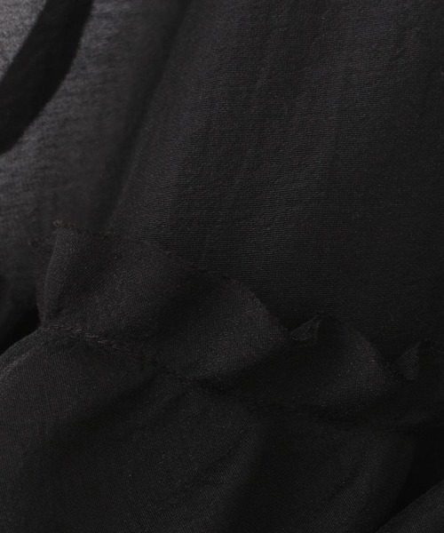 N.（N. Natural Beauty Basic）（エヌエヌナチュラルビューティーベーシック）の「◆フリルヘムシアーベスト（ベスト・レディース・ピンク/ブラック/オフホワイト・MEDIUM）」の12枚目の写真