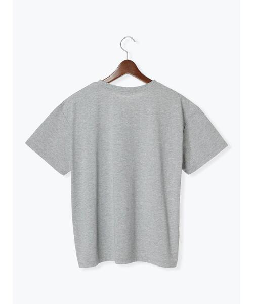 Te chichi（テチチ）の「ロゴコンビプリントTシャツ（Tシャツ/カットソー・レディース・オフホワイト/グレー/ブラック・F）」の18枚目の写真