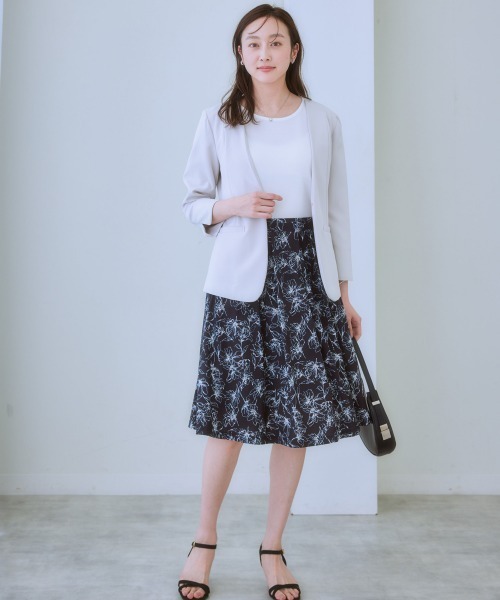 7days Life Styling(セブンデイズライフスタイリング)の「袖レース切替ブラウス見えトップス(Tシャツ/カットソー・レディース・オフホワイト/ブラック/ライトグレー・LL/M/L)」の14枚目の写真