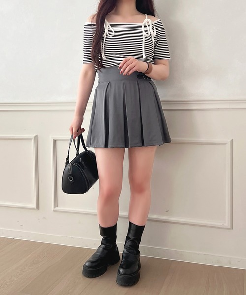 apres jour(アプレジュール)の「ボーダーリボンT【ZOZOTOWN限定アイテム】(Tシャツ/カットソー・レディース・ブルー/ブラック/ピンク・X-LARGE/フリー)」の8枚目の写真