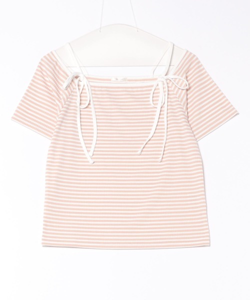 apres jour(アプレジュール)の「ボーダーリボンT【ZOZOTOWN限定アイテム】(Tシャツ/カットソー・レディース・ブルー/ブラック/ピンク・X-LARGE/フリー)」の22枚目の写真