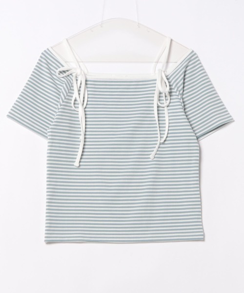 apres jour(アプレジュール)の「ボーダーリボンT【ZOZOTOWN限定アイテム】(Tシャツ/カットソー・レディース・ブルー/ブラック/ピンク・X-LARGE/フリー)」の21枚目の写真