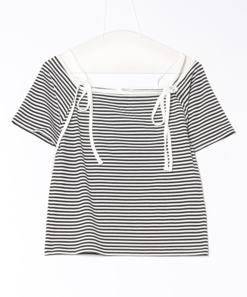 apres jour(アプレジュール)の「ボーダーリボンT【ZOZOTOWN限定アイテム】(Tシャツ/カットソー・レディース・ブルー/ブラック/ピンク・X-LARGE/フリー)」の20枚目の写真