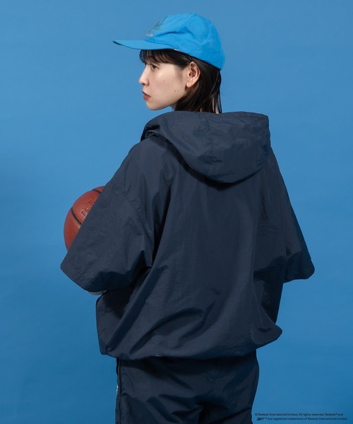 セール】Reebok／Perushu別注 配色切り替えナイロンアノラック