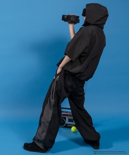 セール】Reebok／Perushu別注 配色切り替えナイロンアノラック