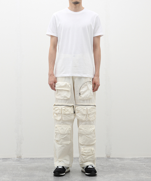 JOURNAL STANDARD（ジャーナルスタンダード）の「BOILER ROOM / ボイラールーム GARMENT DYE BLOCK CARGO PANT SS24PT03BNE（カーゴパンツ・メンズ・ホワイト・MEDIUM/LARGE）」の2枚目の写真