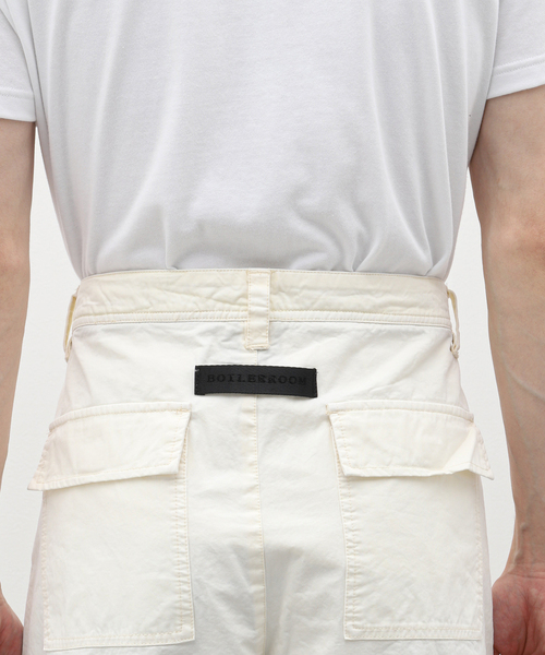 JOURNAL STANDARD（ジャーナルスタンダード）の「BOILER ROOM / ボイラールーム GARMENT DYE BLOCK CARGO PANT SS24PT03BNE（カーゴパンツ・メンズ・ホワイト・MEDIUM/LARGE）」の7枚目の写真