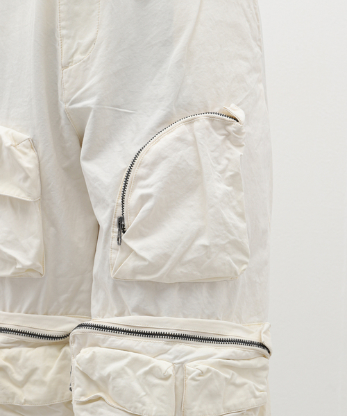 JOURNAL STANDARD（ジャーナルスタンダード）の「BOILER ROOM / ボイラールーム GARMENT DYE BLOCK CARGO PANT SS24PT03BNE（カーゴパンツ・メンズ・ホワイト・MEDIUM/LARGE）」の11枚目の写真