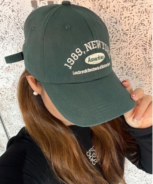 Burner（バーナー）の「【OKUOKU　0909】刺繍 ウォッシュ キャップ oku-bosi-670421186397-11（キャップ・メンズ・ホワイト/ブラック/ネイビー/ベージュ/ワインレッド/ブラウン/グリーン・FREE）」の5枚目の写真