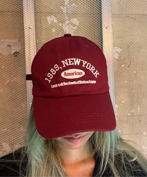 Burner（バーナー）の「【OKUOKU　0909】刺繍 ウォッシュ キャップ oku-bosi-670421186397-11（キャップ・メンズ・ホワイト/ブラック/ネイビー/ベージュ/ワインレッド/ブラウン/グリーン・FREE）」の7枚目の写真