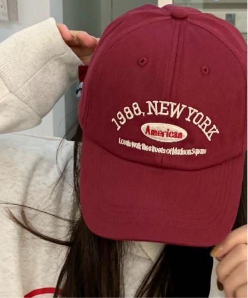 Burner（バーナー）の「【OKUOKU　0909】刺繍 ウォッシュ キャップ oku-bosi-670421186397-11（キャップ・メンズ・ホワイト/ブラック/ネイビー/ベージュ/ワインレッド/ブラウン/グリーン・FREE）」の20枚目の写真