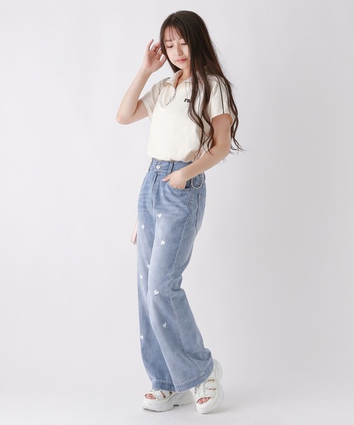 新品【BONUM】完売商品 レアリボンデニムパンツ 新品【BONUM】完売商品 レアリボンデニムパンツ