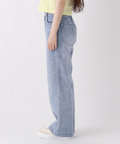 repipi armario（レピピ アルマリオ）の「ハート・リボン総柄デニム（デニムパンツ・キッズ・ブラック系1/ブラック系2/ブルー系1/ブルー系2・SMALL/MEDIUM/LARGE）」の22枚目の写真