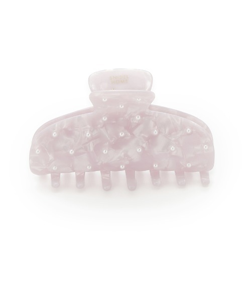 SNIDEL HOME(スナイデルホーム)の「パールバンス(バレッタ/ヘアクリップ・レディース・ブラック/ホワイト/ライトグレー/ピンク・FREE)」の4枚目の写真