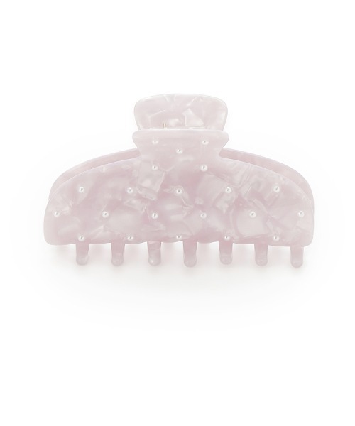 SNIDEL HOME(スナイデルホーム)の「パールバンス(バレッタ/ヘアクリップ・レディース・ブラック/ホワイト/ライトグレー/ピンク・FREE)」の8枚目の写真