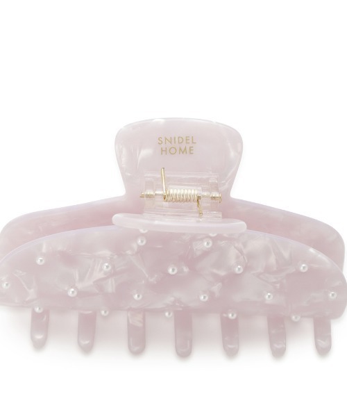 SNIDEL HOME(スナイデルホーム)の「パールバンス(バレッタ/ヘアクリップ・レディース・ブラック/ホワイト/ライトグレー/ピンク・FREE)」の10枚目の写真