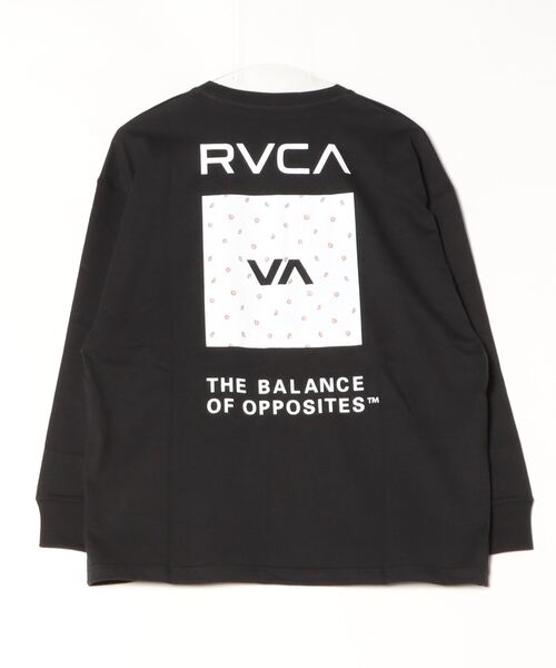 RVCA ルーカ 長袖 Tシャツ レディース バックプリント ロンT ムラサキスポーツ限定 BE044-P51 RVCA tシャツ 「ムラサキスポーツ限定」RVCA/ルーカバック