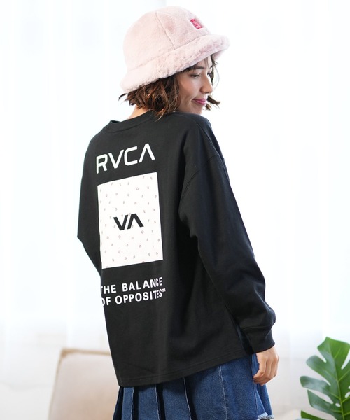tシャツ 「ムラサキスポーツ限定」RVCA/ルーカ VA バックプリント ロンT BE044-P52 レディース セール】【ムラサキスポーツ限定】RVCA/ルーカ VA バック