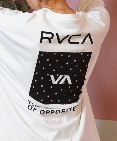 tシャツ 「ムラサキスポーツ限定」RVCA/ルーカ バックプリント ロンT BE044-P51 レディース セール】【ムラサキスポーツ限定】RVCA/ルーカ バックプリント