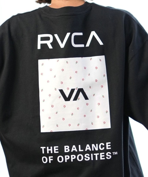 tシャツ 「ムラサキスポーツ限定」RVCA/ルーカ VA バックプリント ロンT BE044-P52 レディース RVCA tシャツ 「ムラサキスポーツ限定」RVCA/ルーカ バック