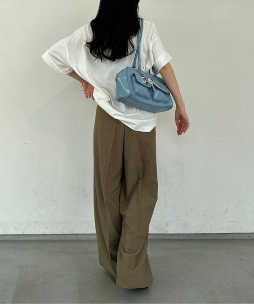 nemne store(ネンネストア)の「《Delfy》ラップデザインスラックス(スラックス・レディース・ブラック/グレー/ベージュ・SMALL/MEDIUM)」の13枚目の写真