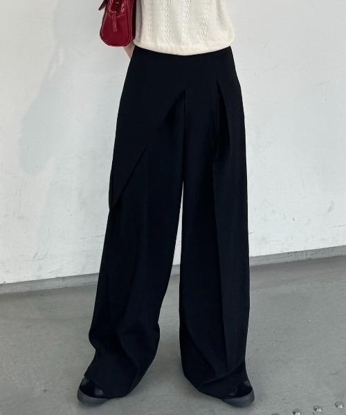 nemne store(ネンネストア)の「《Delfy》ラップデザインスラックス(スラックス・レディース・ブラック/グレー/ベージュ・SMALL/MEDIUM)」の18枚目の写真
