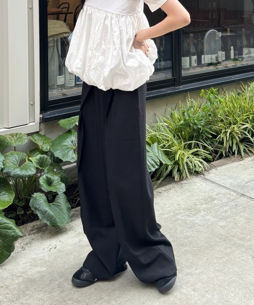 nemne store(ネンネストア)の「《Delfy》ラップデザインスラックス(スラックス・レディース・ブラック/グレー/ベージュ・SMALL/MEDIUM)」の17枚目の写真
