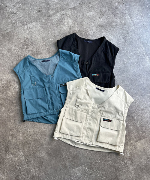 CPCM(シーピーシーエム)の「NCポケットベスト(ベスト・レディース・ブルー/アイボリー/ブラック・FREE)」の22枚目の写真
