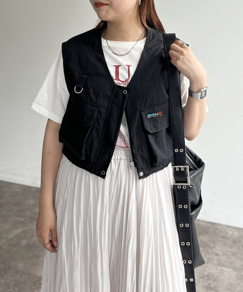 CPCM(シーピーシーエム)の「NCポケットベスト(ベスト・レディース・ブルー/アイボリー/ブラック・FREE)」の4枚目の写真