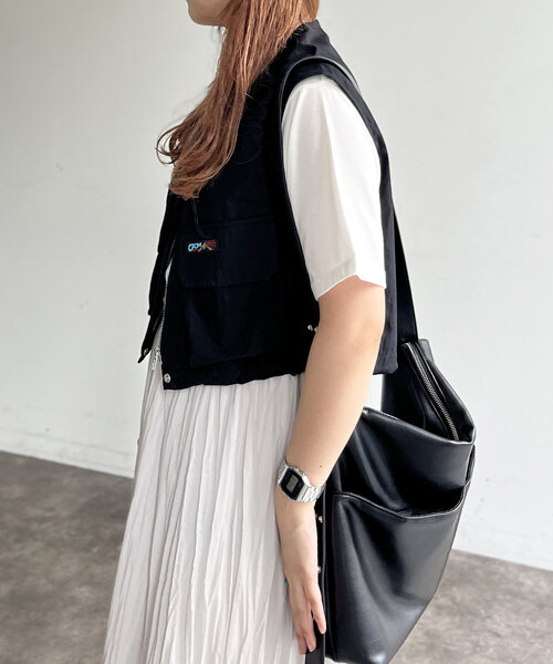 CPCM(シーピーシーエム)の「NCポケットベスト(ベスト・レディース・ブルー/アイボリー/ブラック・FREE)」の6枚目の写真