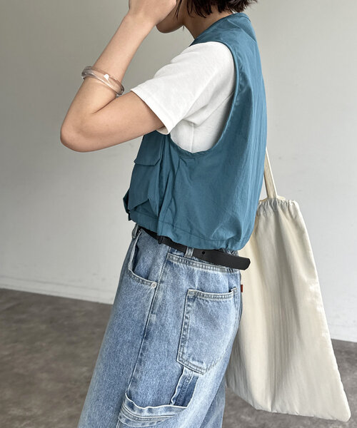 CPCM(シーピーシーエム)の「NCポケットベスト(ベスト・レディース・ブルー/アイボリー/ブラック・FREE)」の11枚目の写真