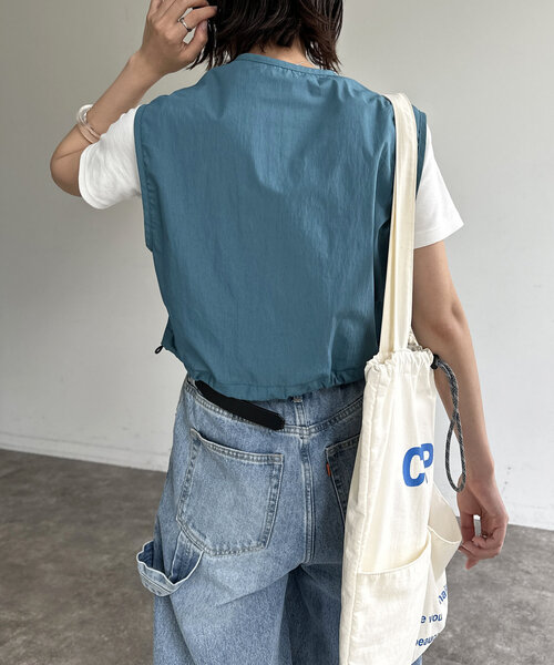 CPCM(シーピーシーエム)の「NCポケットベスト(ベスト・レディース・ブルー/アイボリー/ブラック・FREE)」の12枚目の写真