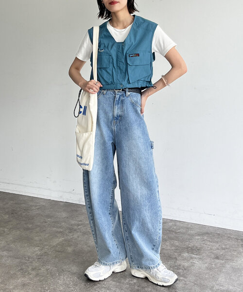 CPCM(シーピーシーエム)の「NCポケットベスト(ベスト・レディース・ブルー/アイボリー/ブラック・FREE)」の15枚目の写真