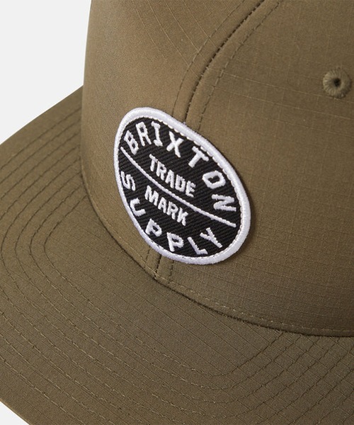 BRIXTON（ブリクストン）の「BRIXTON/ブリクストン キャップ フラットバイザー OATH III SNAPBACK 10777（キャップ・メンズ・ブラック/ブラック×グレー/ブラウン/ホワイト×グレー/ネイビー/オリーブ・FREE）」の19枚目の写真