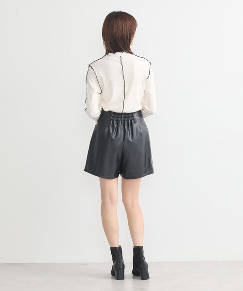 セール】シンセティックレザーショートパンツ（その他パンツ）｜earth