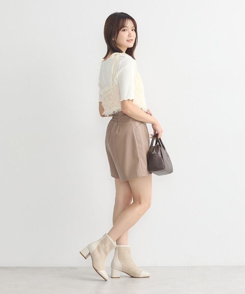 セール】シンセティックレザーショートパンツ（その他パンツ