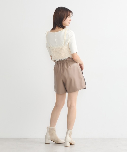 セール】シンセティックレザーショートパンツ（その他パンツ