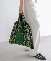 ear PAPILLONNER ぺったん巾着バッグS レザー 巾着トートバッグ ぺったん巾着新色入荷！ - ear PAPILLONNER(イアパピヨネ)たま