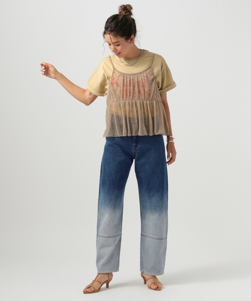 BAYFLOW（ベイフロー）の「[トレンドライク]ブリーチジーンズ（デニムパンツ・レディース・ブラック/インディゴブルー・SMALL/MEDIUM）」の15枚目の写真