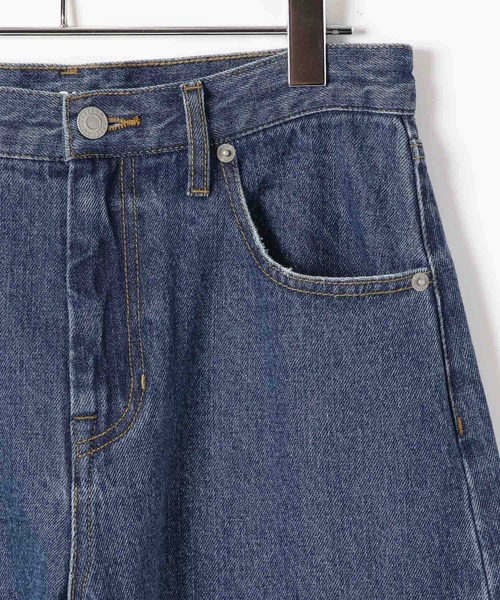 BAYFLOW（ベイフロー）の「[トレンドライク]ブリーチジーンズ（デニムパンツ・レディース・ブラック/インディゴブルー・SMALL/MEDIUM）」の8枚目の写真