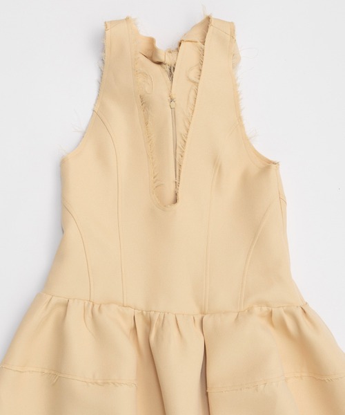 PRANK PROJECT(プランクプロジェクト)の「ドロップウエストドレス / Dropped Waist Dress(ドレス・レディース・ライトイエロー/ブラック・FREE)」の6枚目の写真