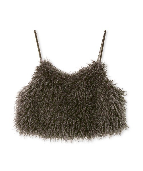 FRAY I.D（フレイアイディー）の「ECOPELエコファーキャミビスチェ（ベスト・レディース・オフホワイト/ダークグレー・FREE）」の22枚目の写真