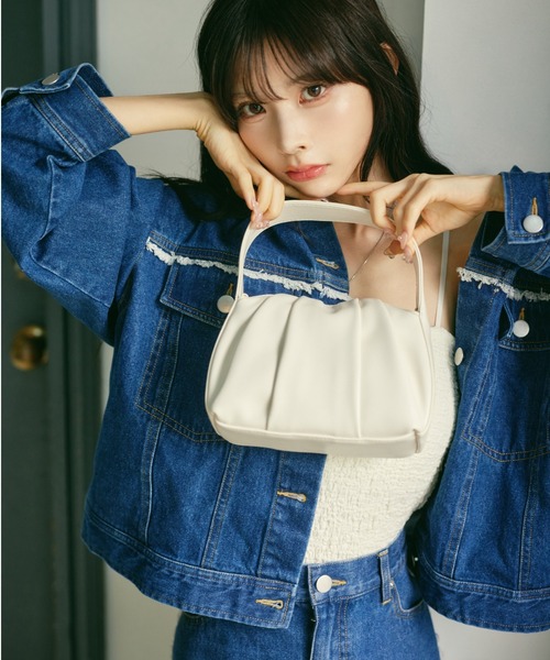 MIEL CRISHUNANT（ミエルクリシュナ）の「カップ付きフクレジャガードキャミソール（キャミソール・レディース・オフホワイト・FREE）」の3枚目の写真