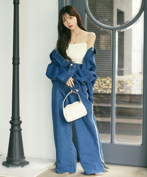 MIEL CRISHUNANT（ミエルクリシュナ）の「カップ付きフクレジャガードキャミソール（キャミソール・レディース・オフホワイト・FREE）」の14枚目の写真
