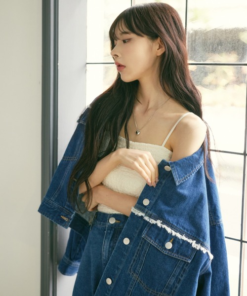 MIEL CRISHUNANT（ミエルクリシュナ）の「カップ付きフクレジャガードキャミソール（キャミソール・レディース・オフホワイト・FREE）」の17枚目の写真