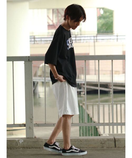 CRAFT STANDARD BOUTIQUE(クラフトスタンダードブティック)の「【URANIWA CAMPERS】2WAY WHITE DENIM PANTS(デニムパンツ・メンズ・ホワイト・M/XL/L)」の9枚目の写真